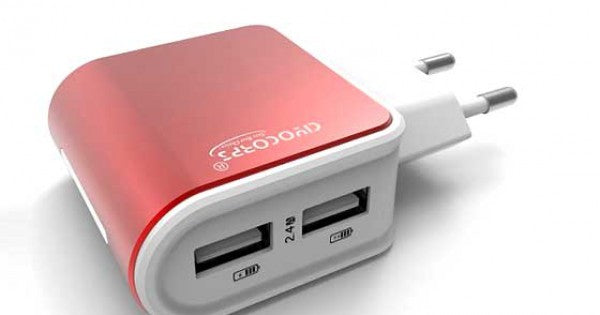 Dual USB With Micro - USB cable 1m