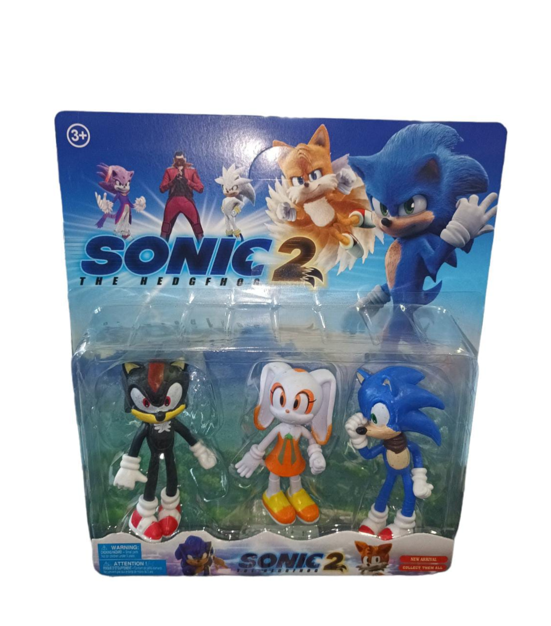 Set De Figuras Sonic The Hedgehog X2 Muñecos Coleccionables