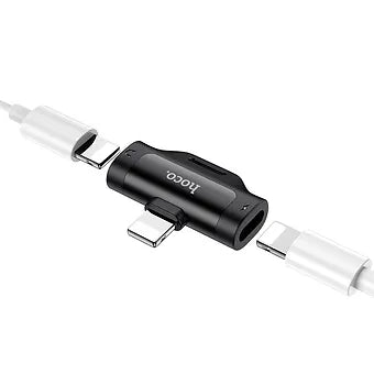 Hoco Adapter dual Lightning βLS31β audio converter