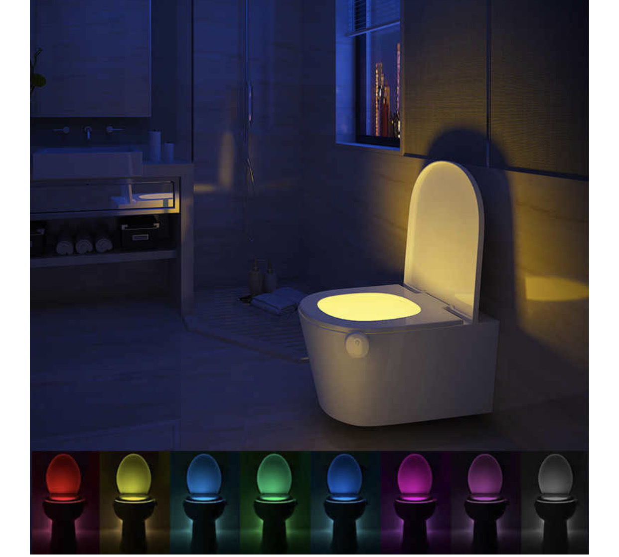 Motion Sensor Toilet Light