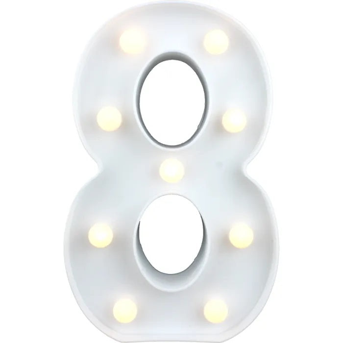 LED Number Lights