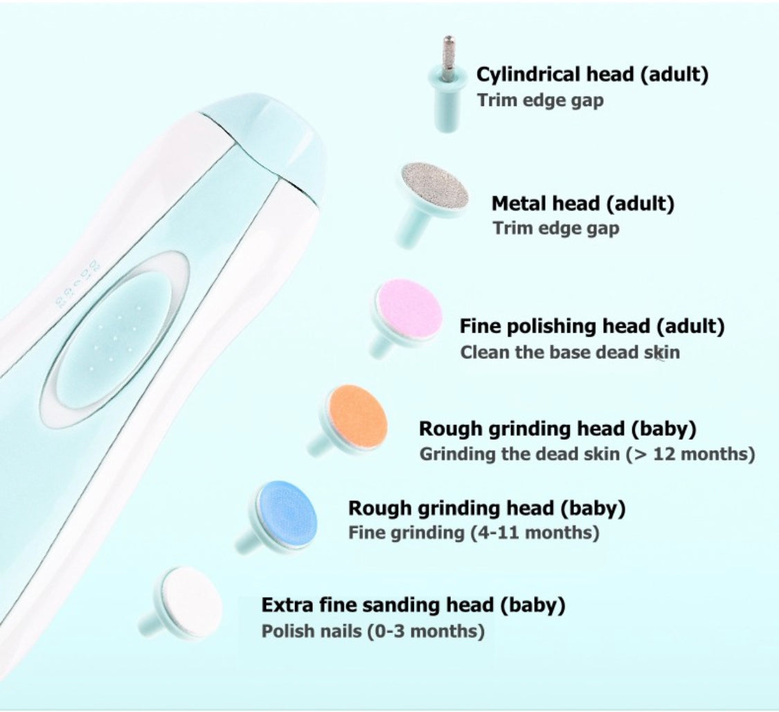 Multifunction Electric Baby Nail Trimmer
