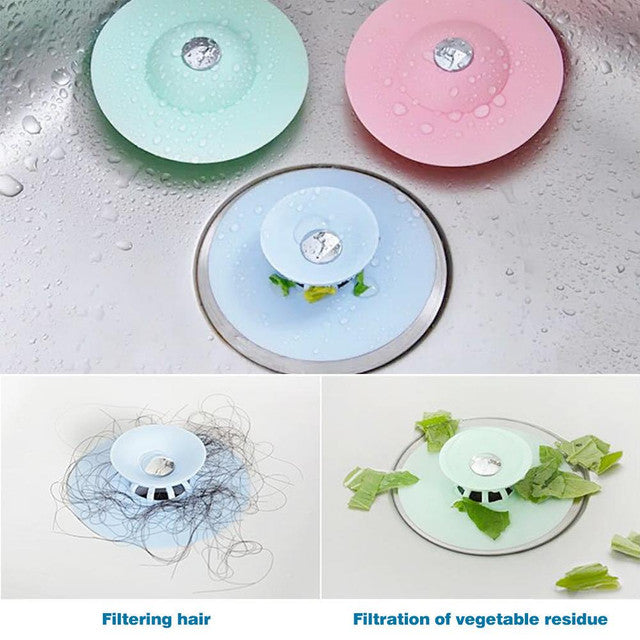 Flex Drain Stop and Hair Catcher