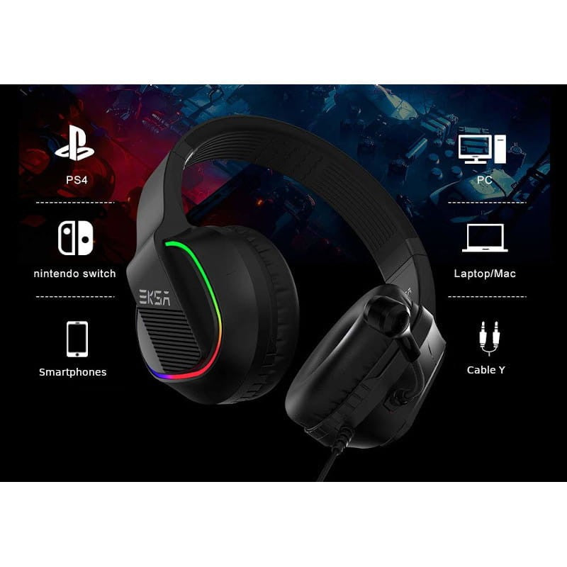 Gaming Headphones EKSA E400 Black
