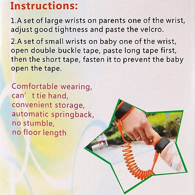Toddler Child Anti Lost Strap Wrist Link Belt Sturdy Safety Harness
