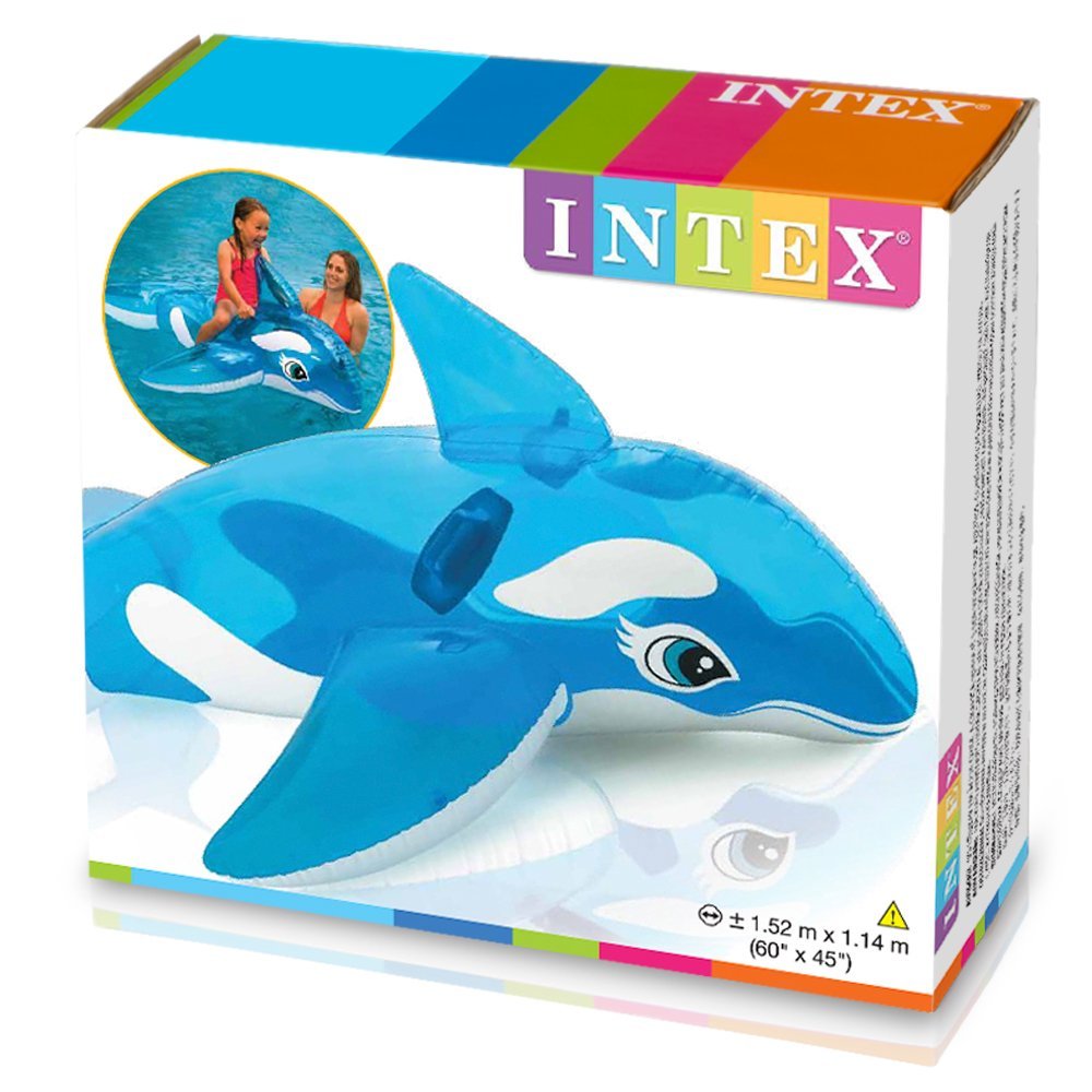 Whale Ride-On Inflatable pool float