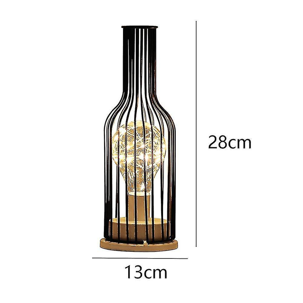 Light Wine Bottle Shaped Luminaire Light Bulb