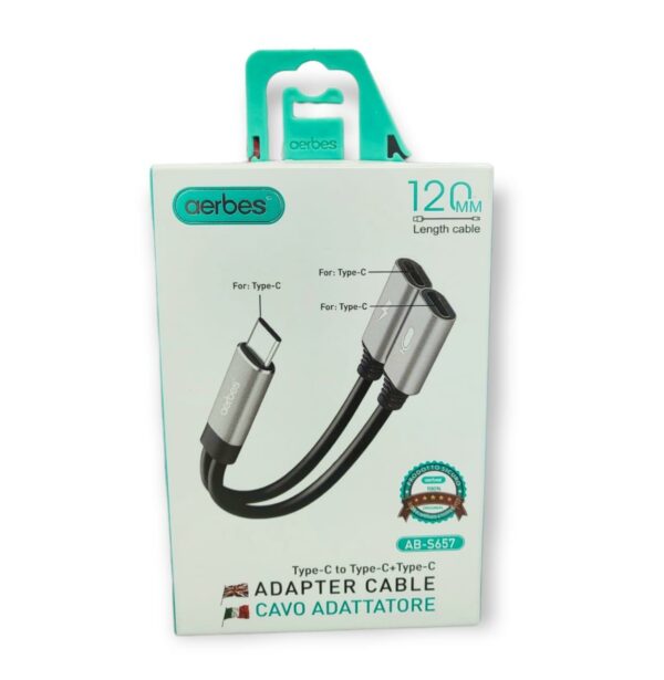 USB Type-C to Audio + Charge Adapter