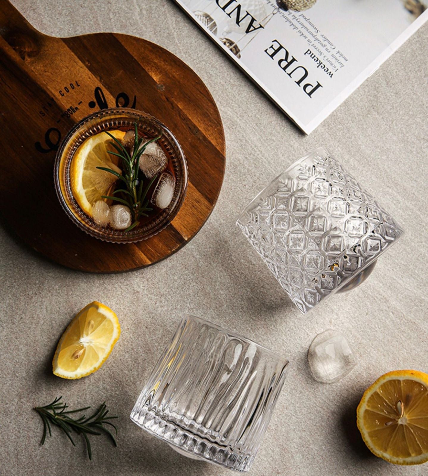 360Β° Rotating Whiskey Glass