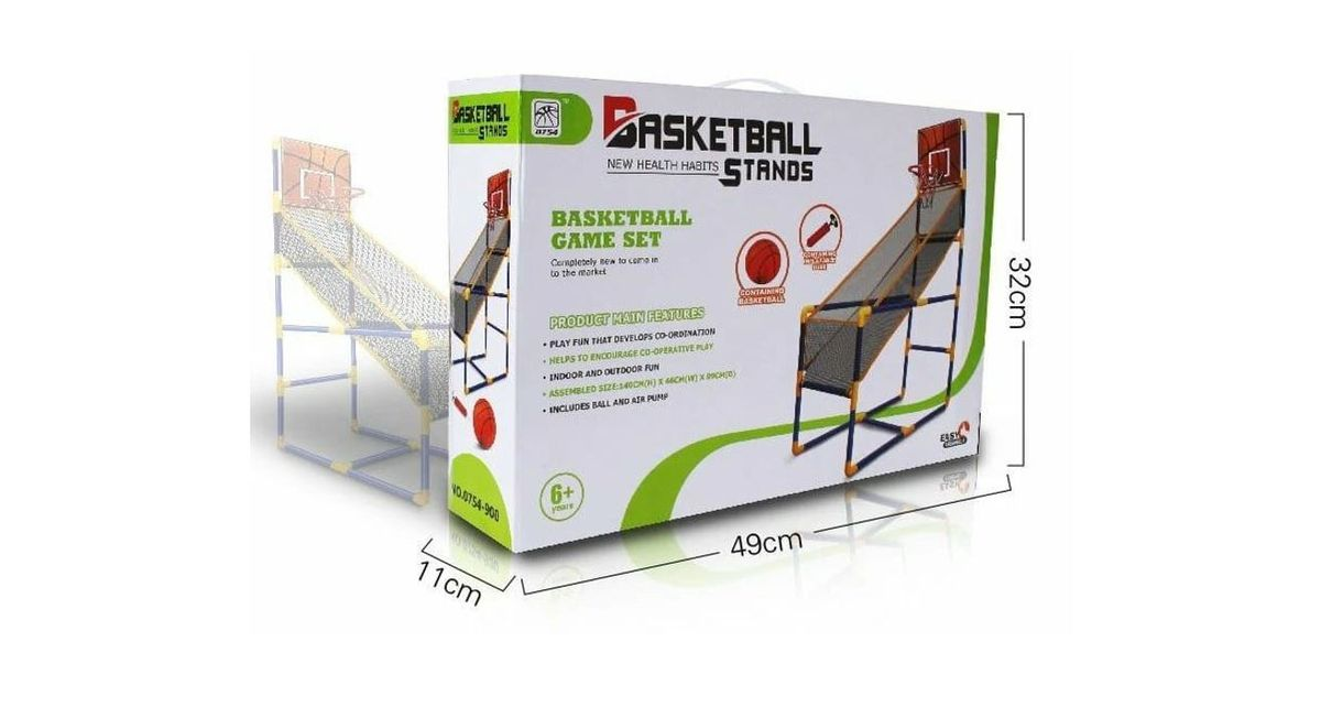 Kids Basket Ball Arcade Game Set