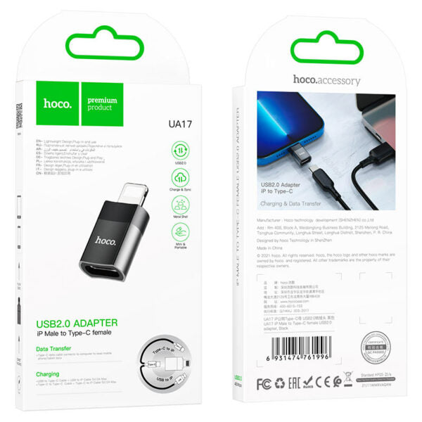 Adapter Male to Type-C Female