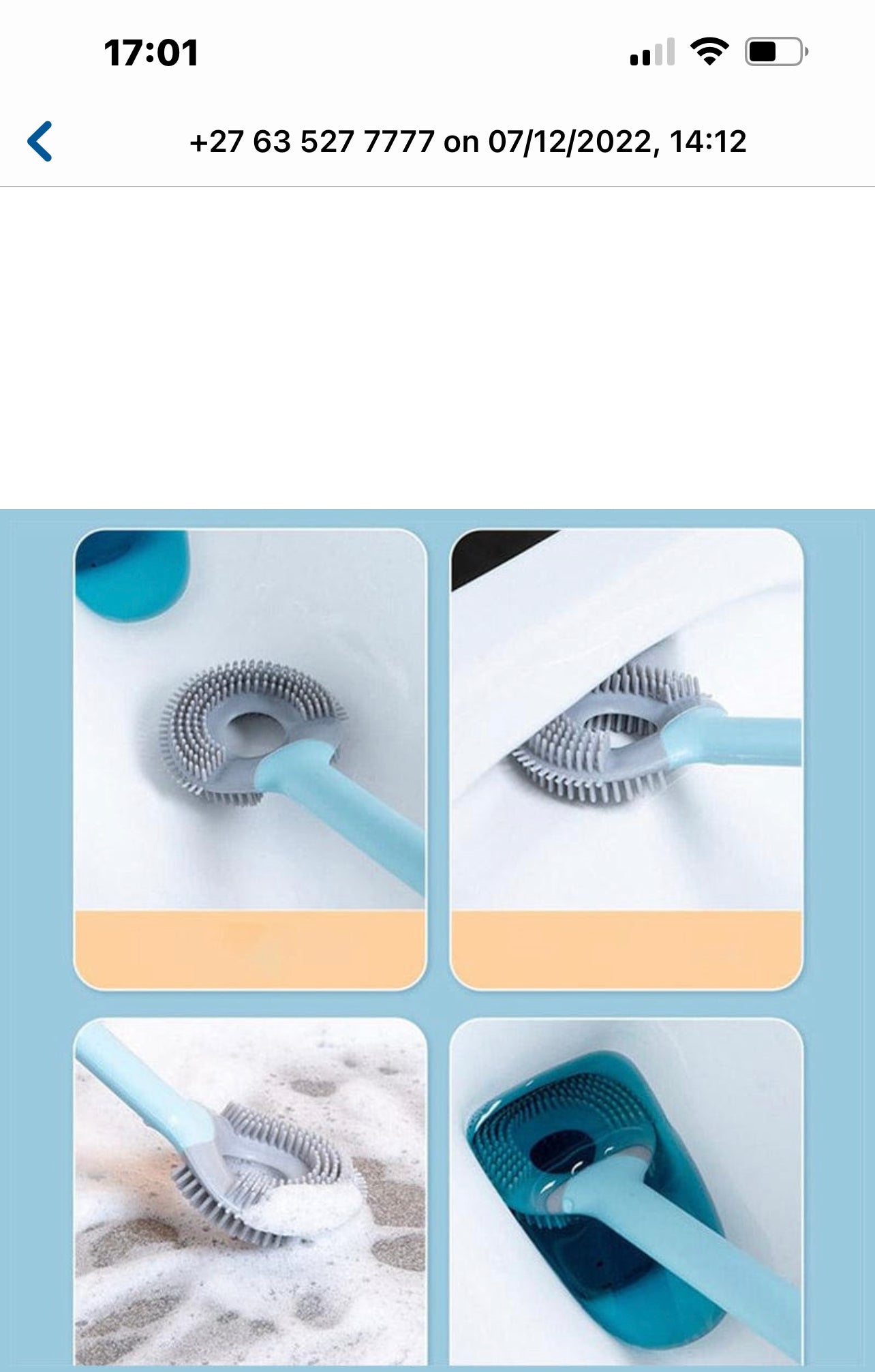 Lollipop Silicone Toilet Brush