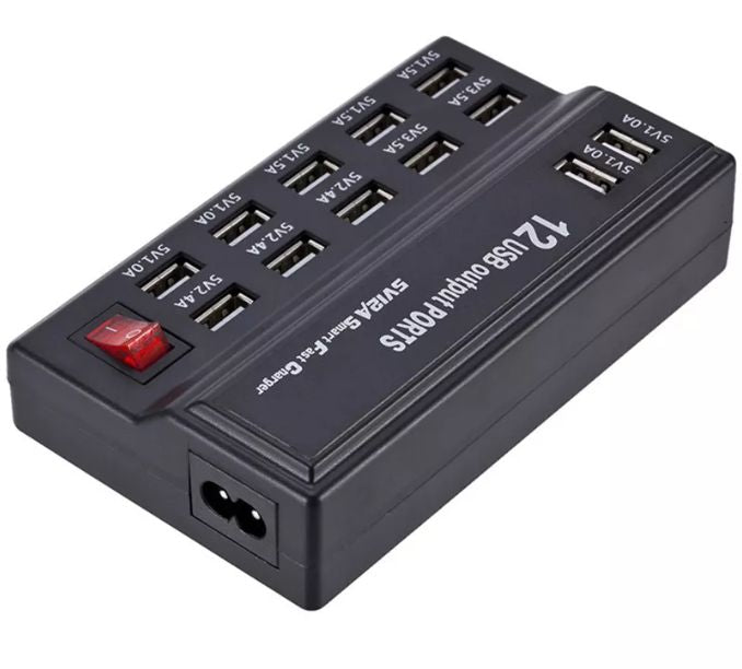 12Port USB Hub 60W