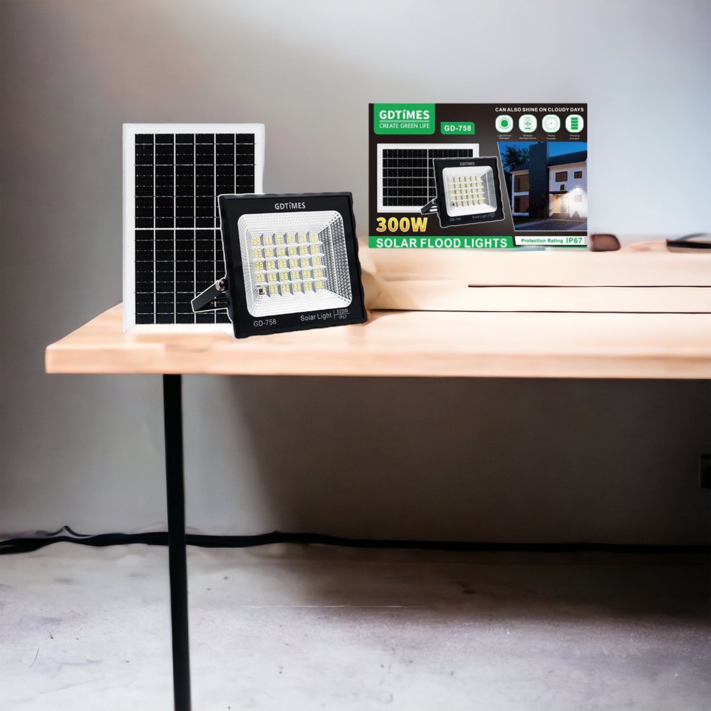 Solar Flood Light 300watt LED