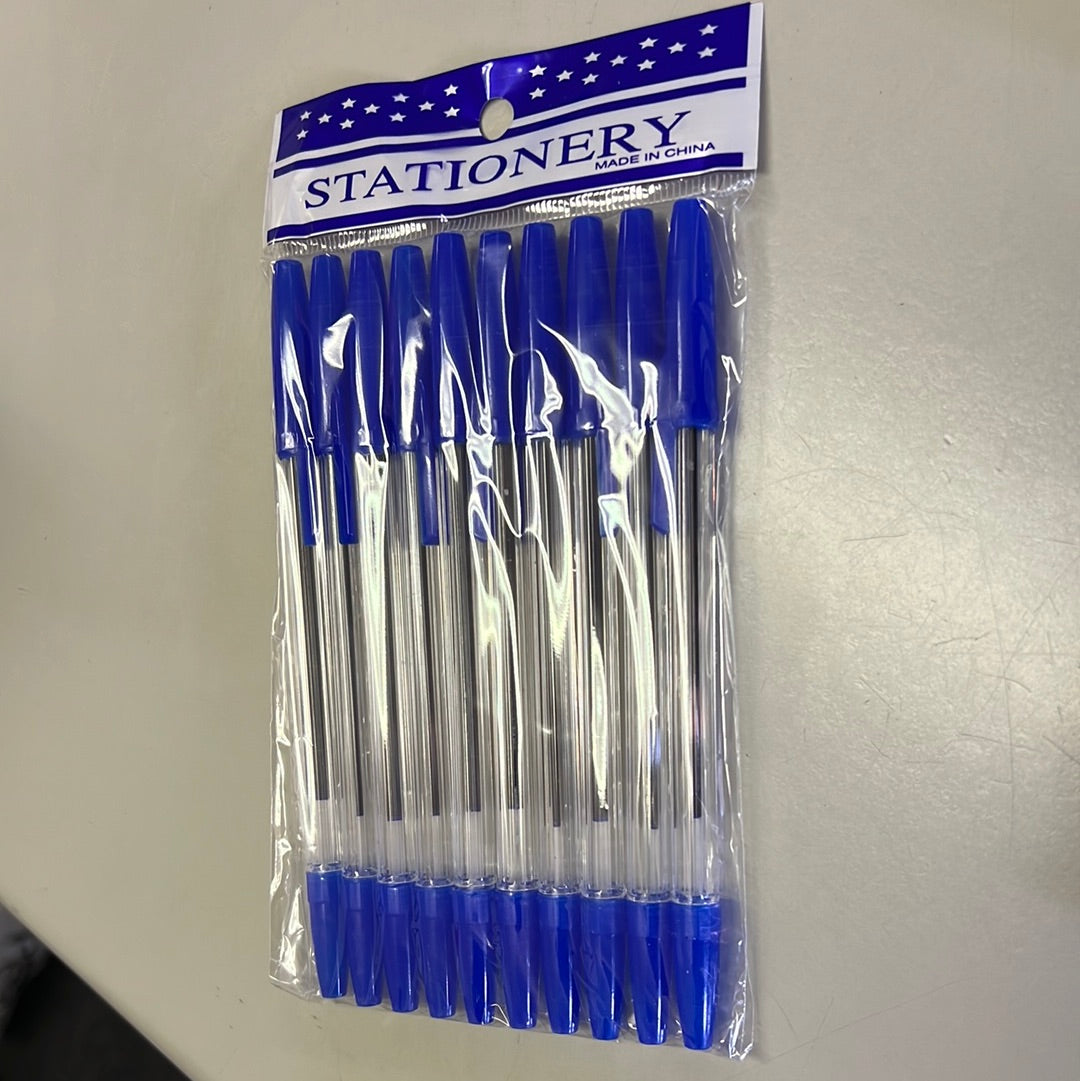 Blue Writing Pens(10pc)