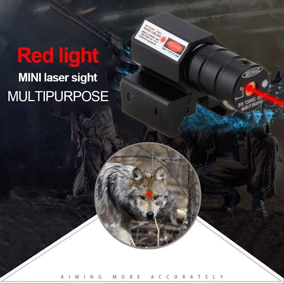 Lancer Tactical Enclosed Red Dot Sight W/ Top Optic Rail (Black) - Army