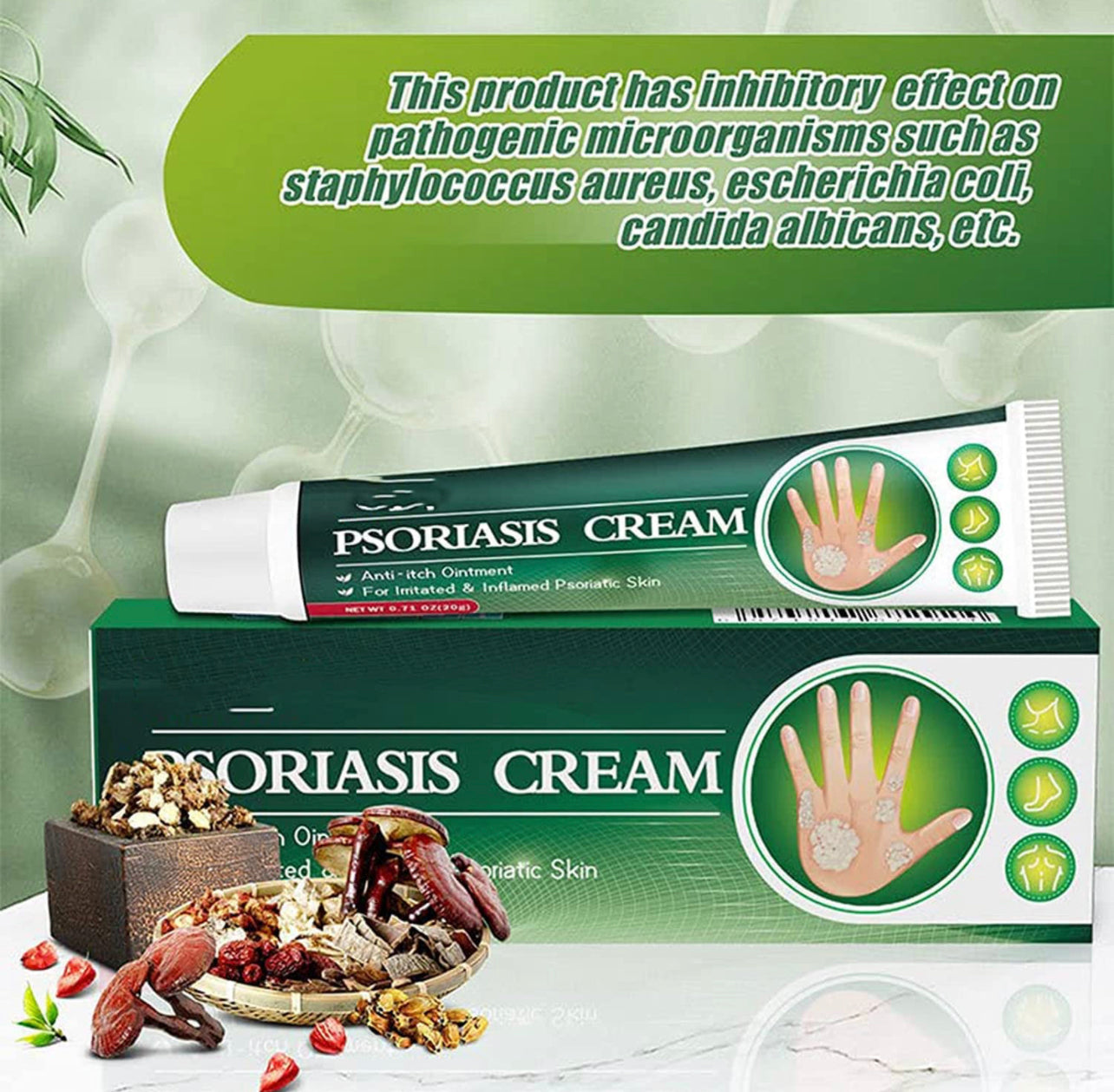 Skinmedix Psoriasis Cream, Zlimplify Psoriasis Cream, Psoriasis Control Face and Body Cream, Natural Chinese Herbal Eczema