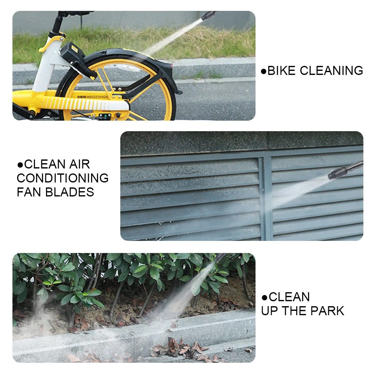 High Pressure Lithium Battery Car Washing Machine Set