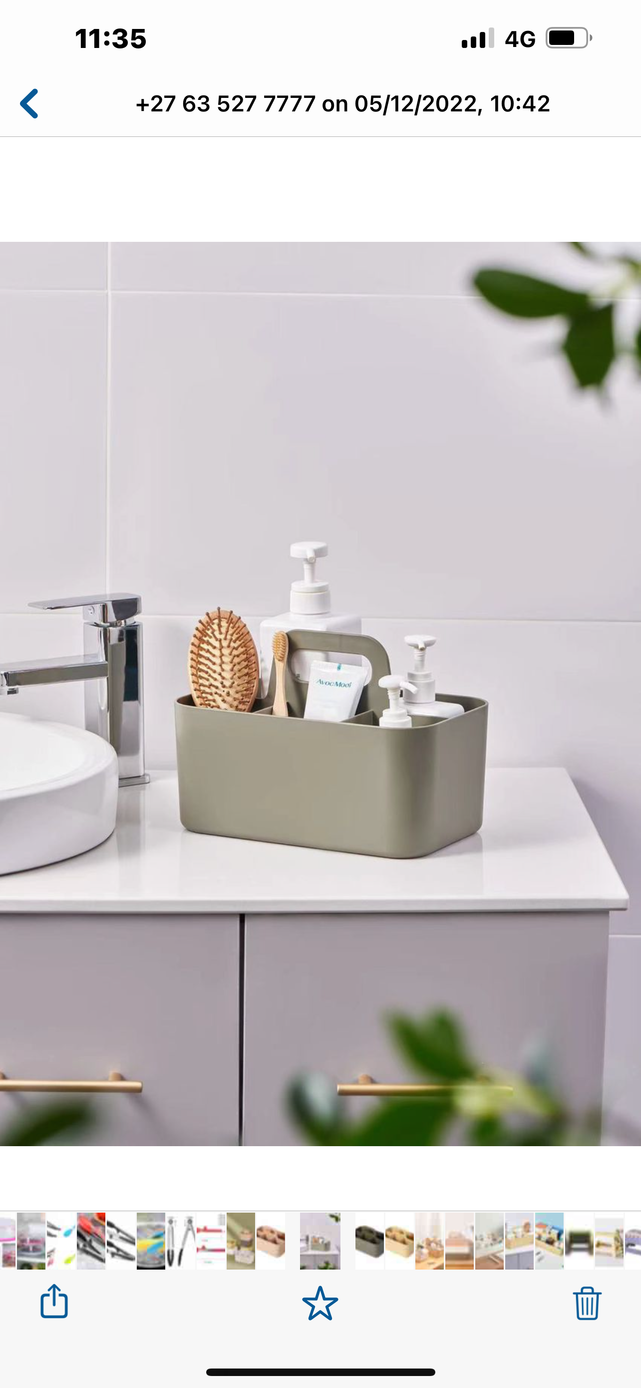 Modern Storage Box 5Compartment
