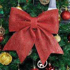 Hanging Glitter Decoration Bow