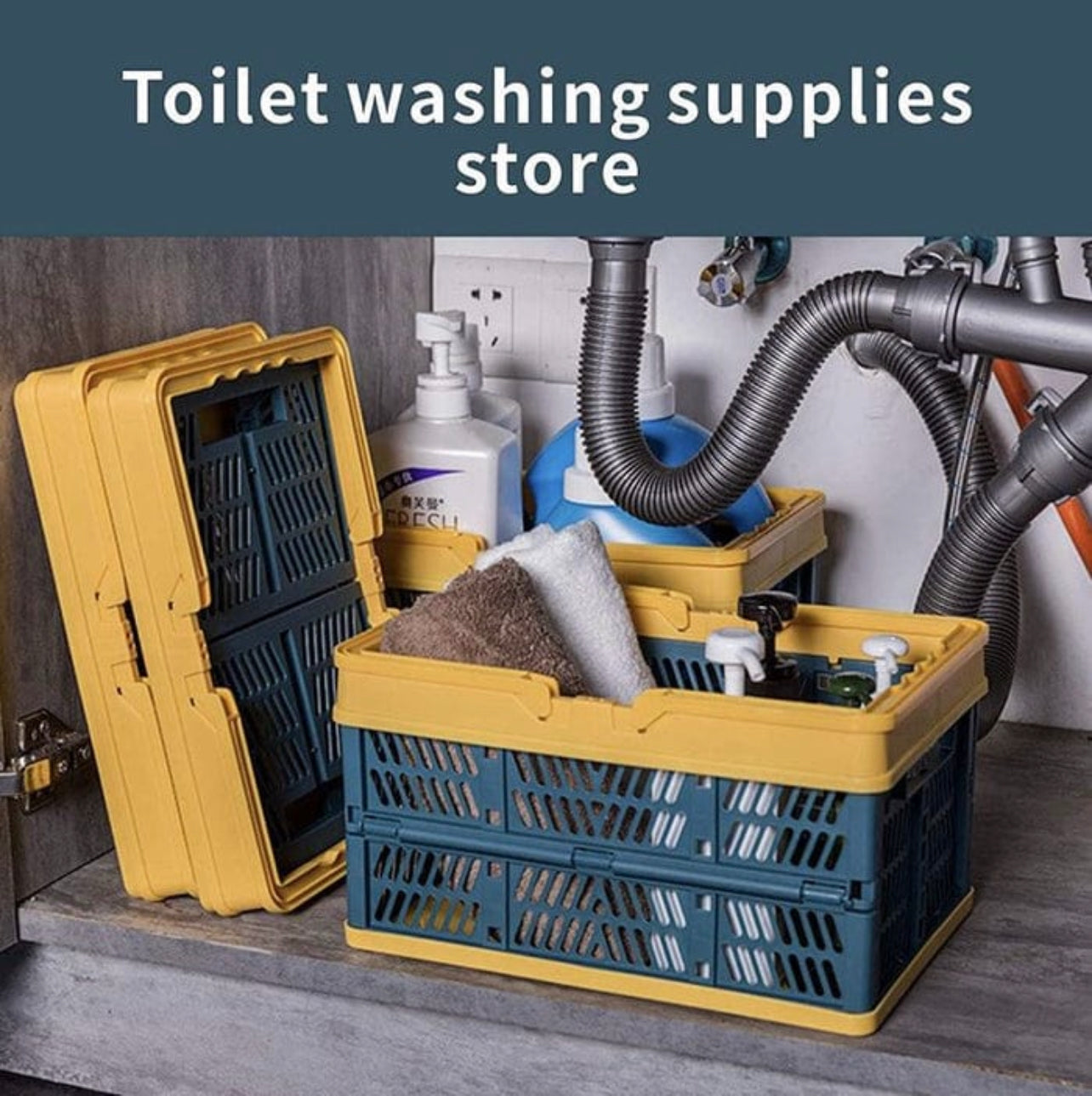 Collapsable Plastic Drawer Organiser