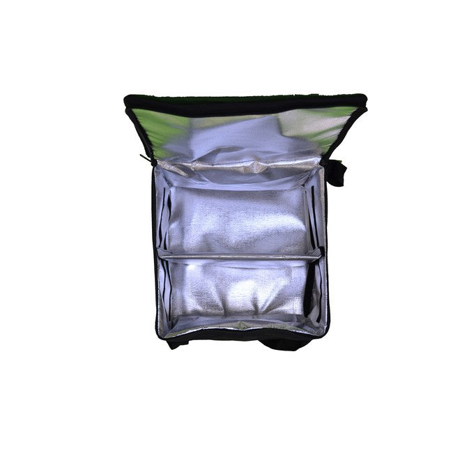 Insulated Lunch Bag (Black) | Portable Thermal Cooler Tote for Work, School & Travel