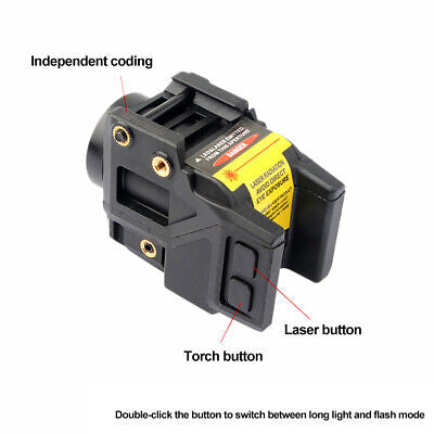 Blue Laser Sight Flashlight Combo Rechargeable for Taurus G2C G3C Glock 17