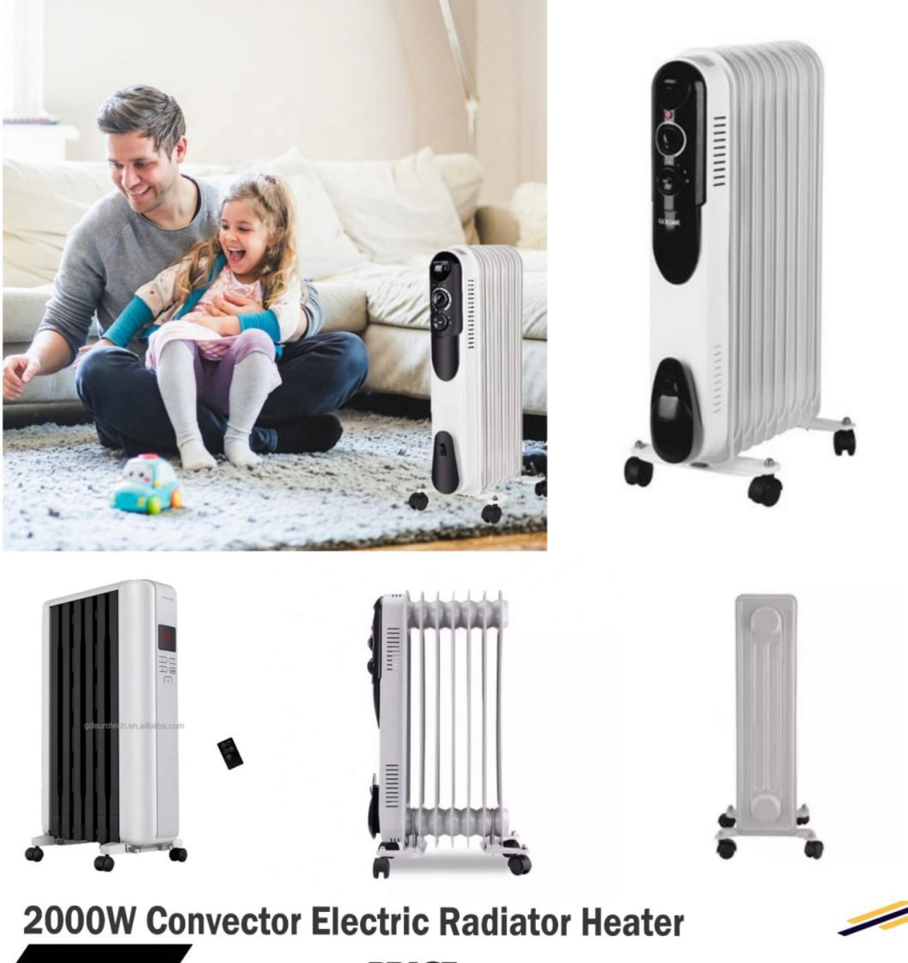 Condere Electric Heater (Oil Filled Radiator) - ZR-6016 – Megamall Online  Store