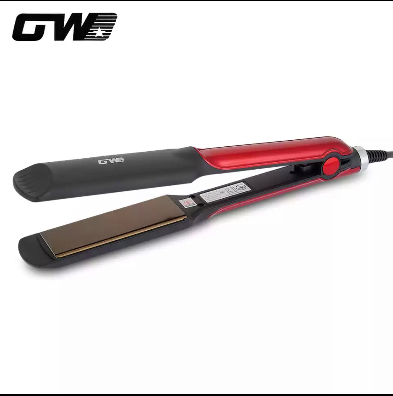 Guowei GW-745 Electric Hair Straightener Flat Coating Styling Tool Iron With Smooth Thermostatic Plate Fast Heating Hair Splint