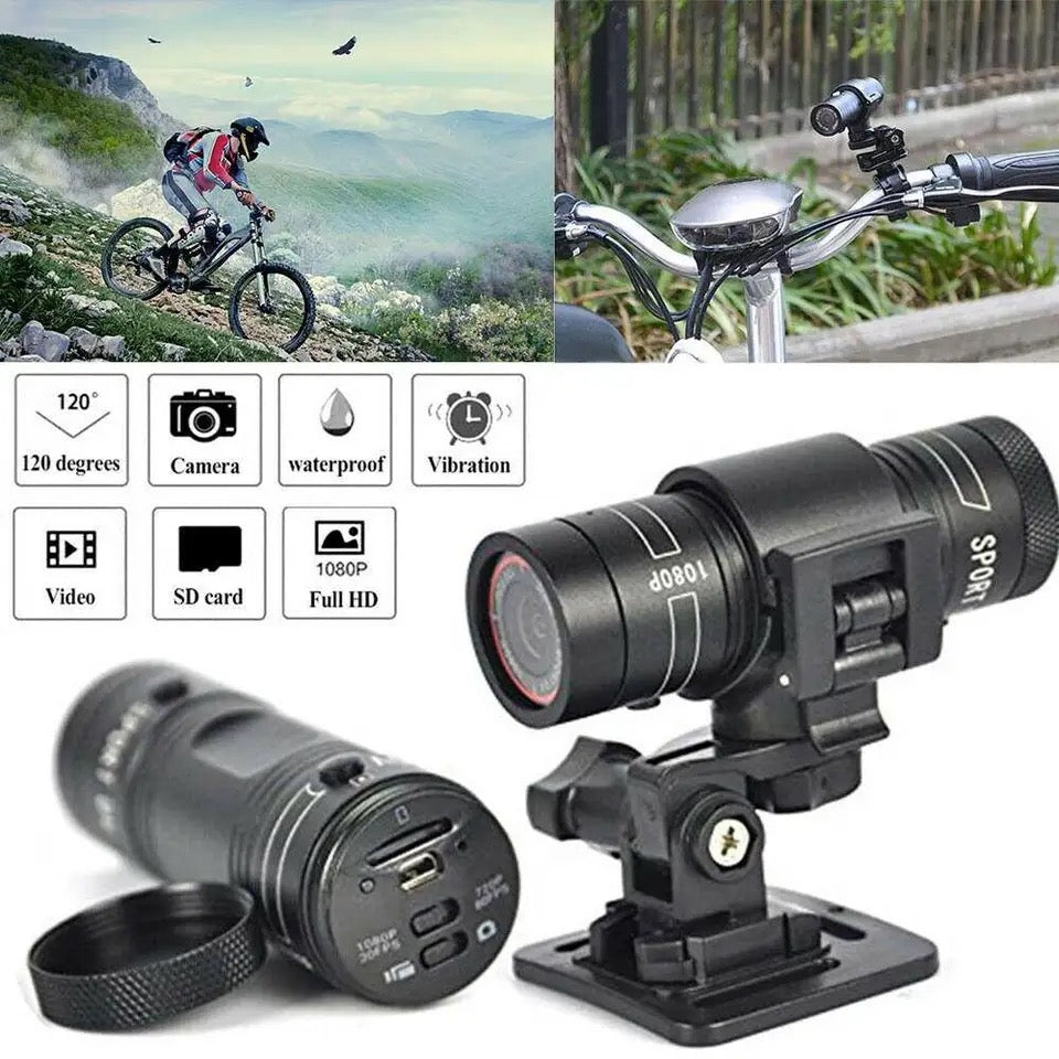 Helmet Camera Mini F9 Sport Dv Camera HD Bike Motorcycle Helmet