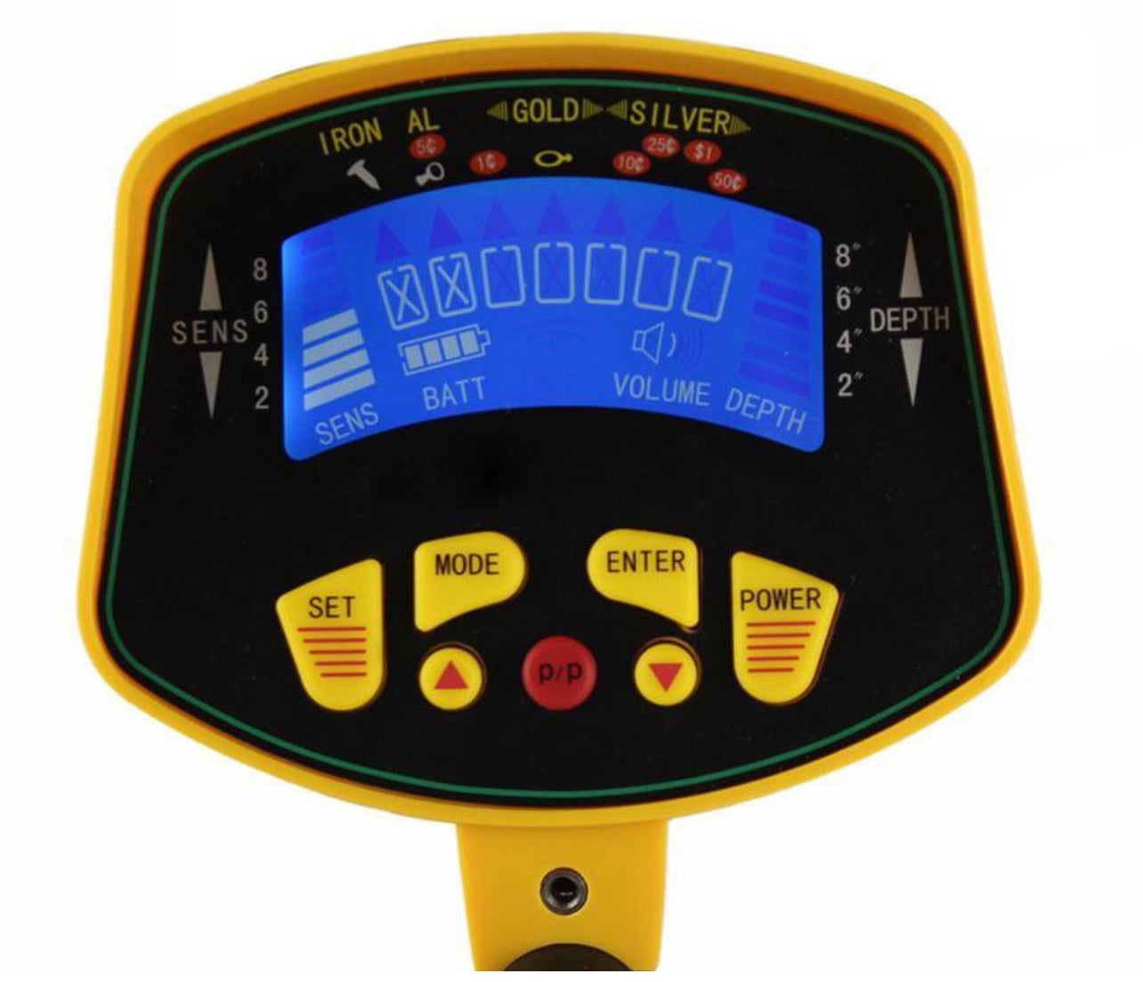 Deep Ground Sensitive 3010II Metal Detector - Gold Digger Light Hunter