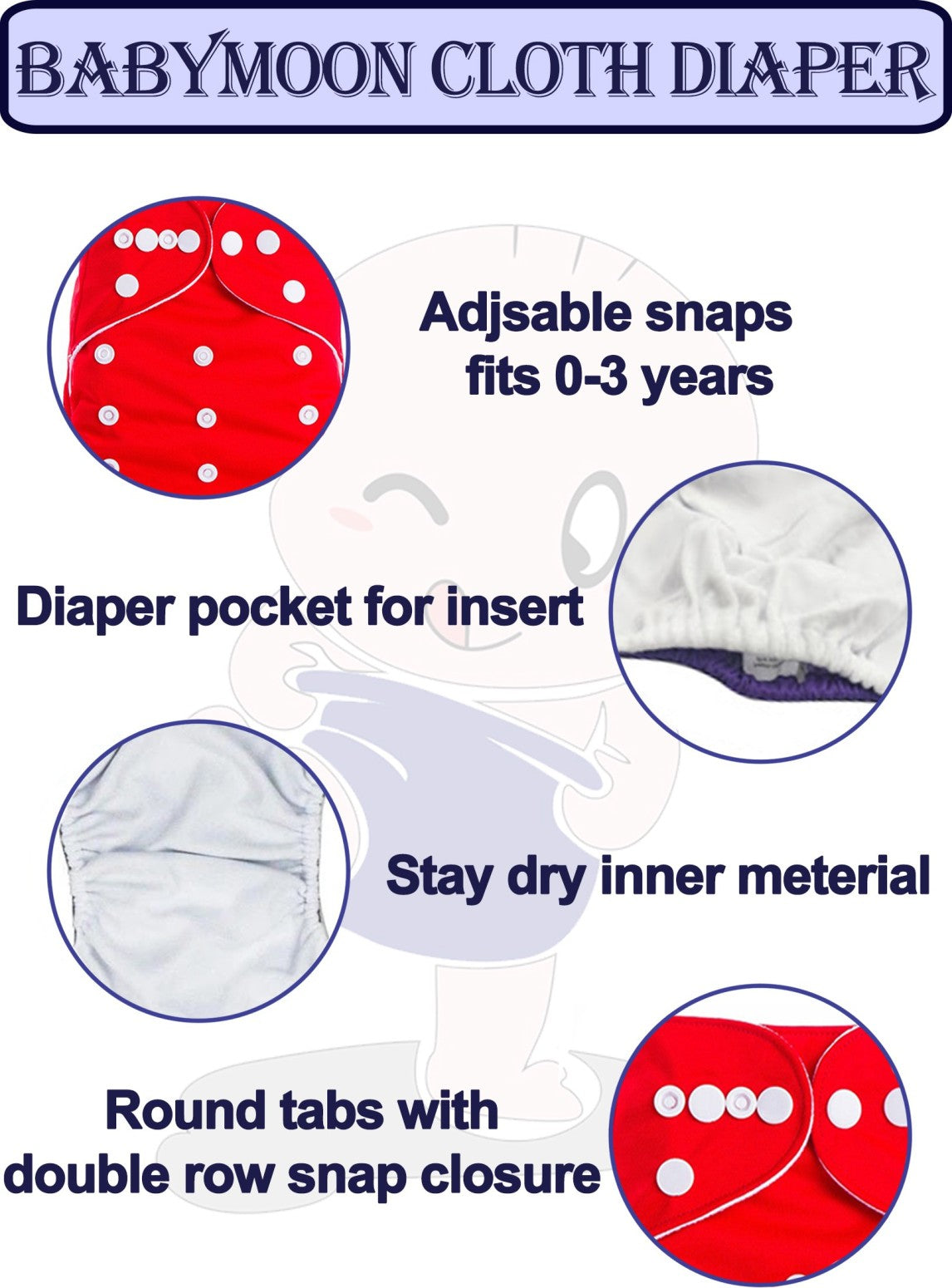 Baby Diapers Reusable