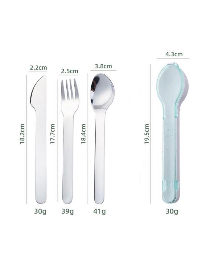 Portable ST/ST Cutlery Set