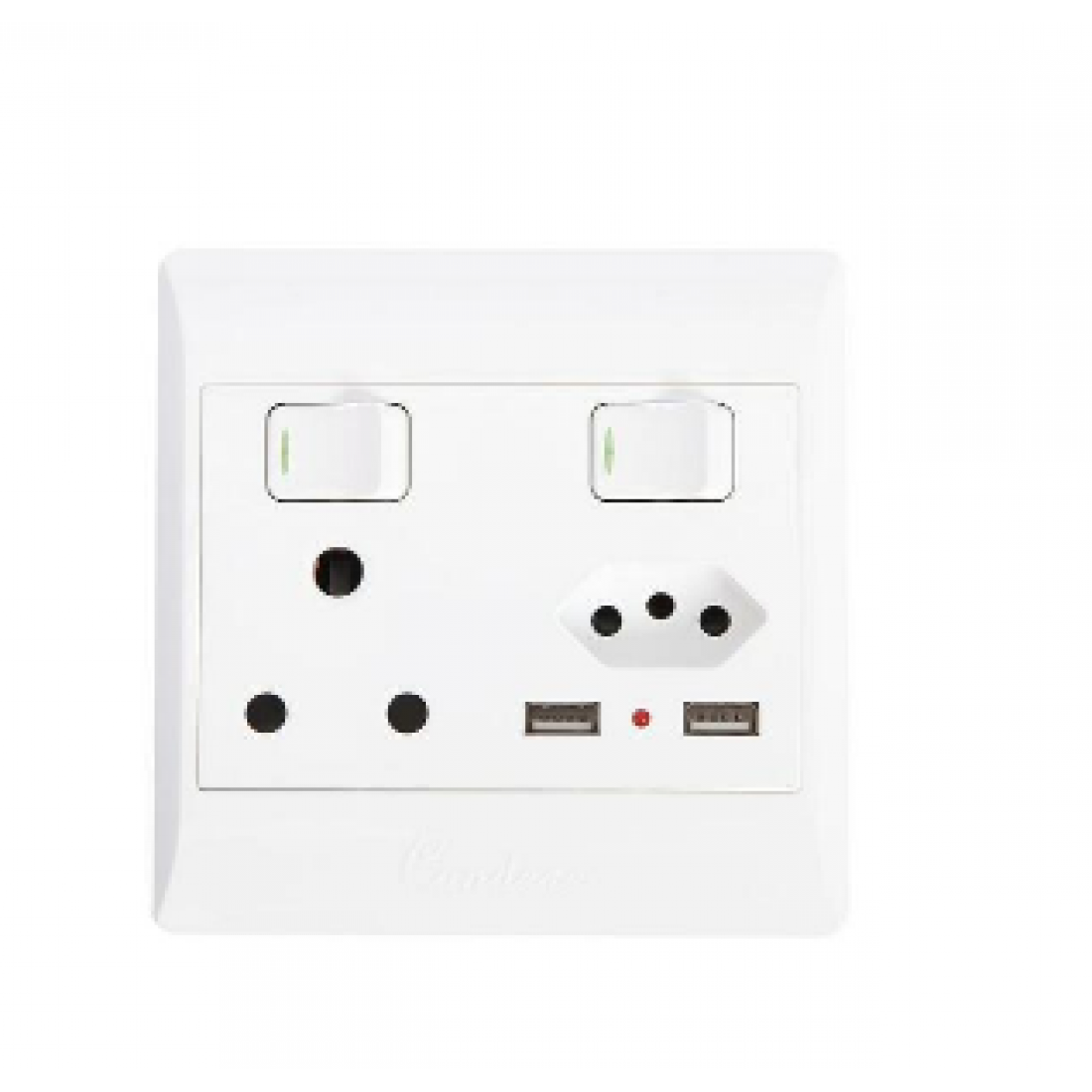 Condere 1 x 16A + 1 X 10A Switched Socket + 2USB Pack