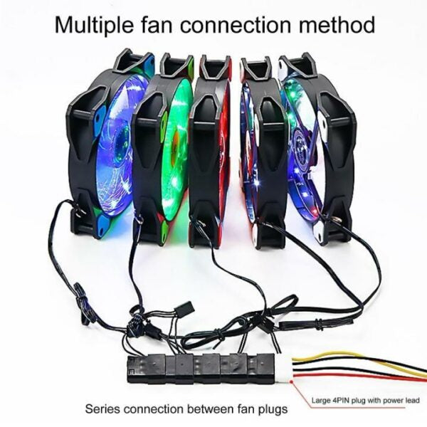 Computer Host Light-Emitting Fan 15 Lights