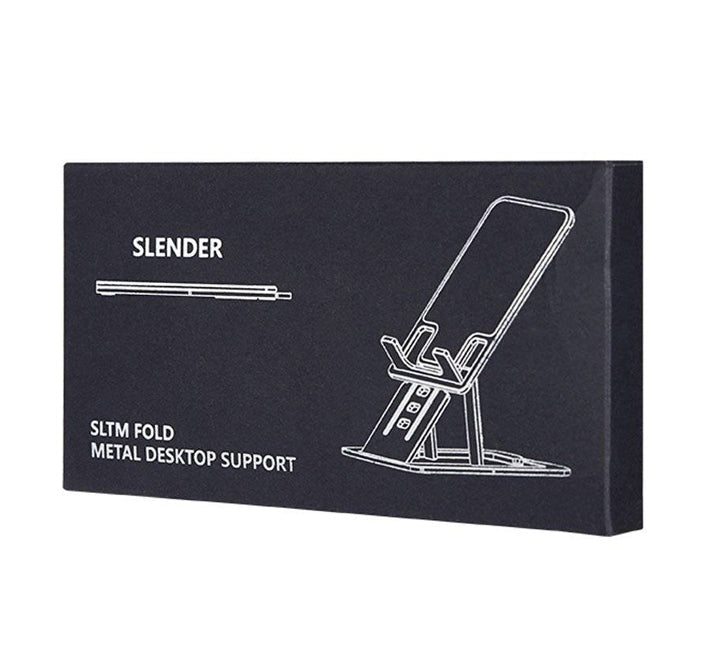 Slim Metal Ultra Thin Folding Desktop Mobile Stand