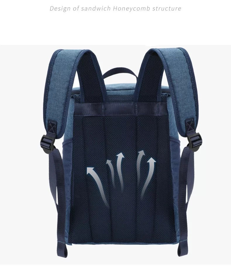 Picnic Backpack Large Insulated Bag Ice Pack Aluminum Foil Water-Proof Bag