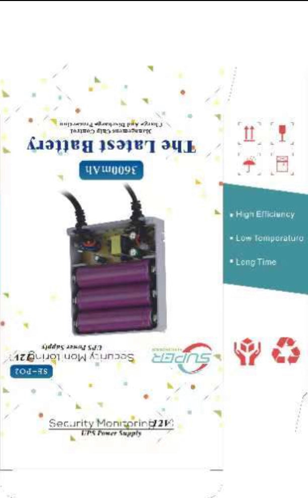 CCTV Backup Power Supply - CCTV Mini UPS 3600mAh