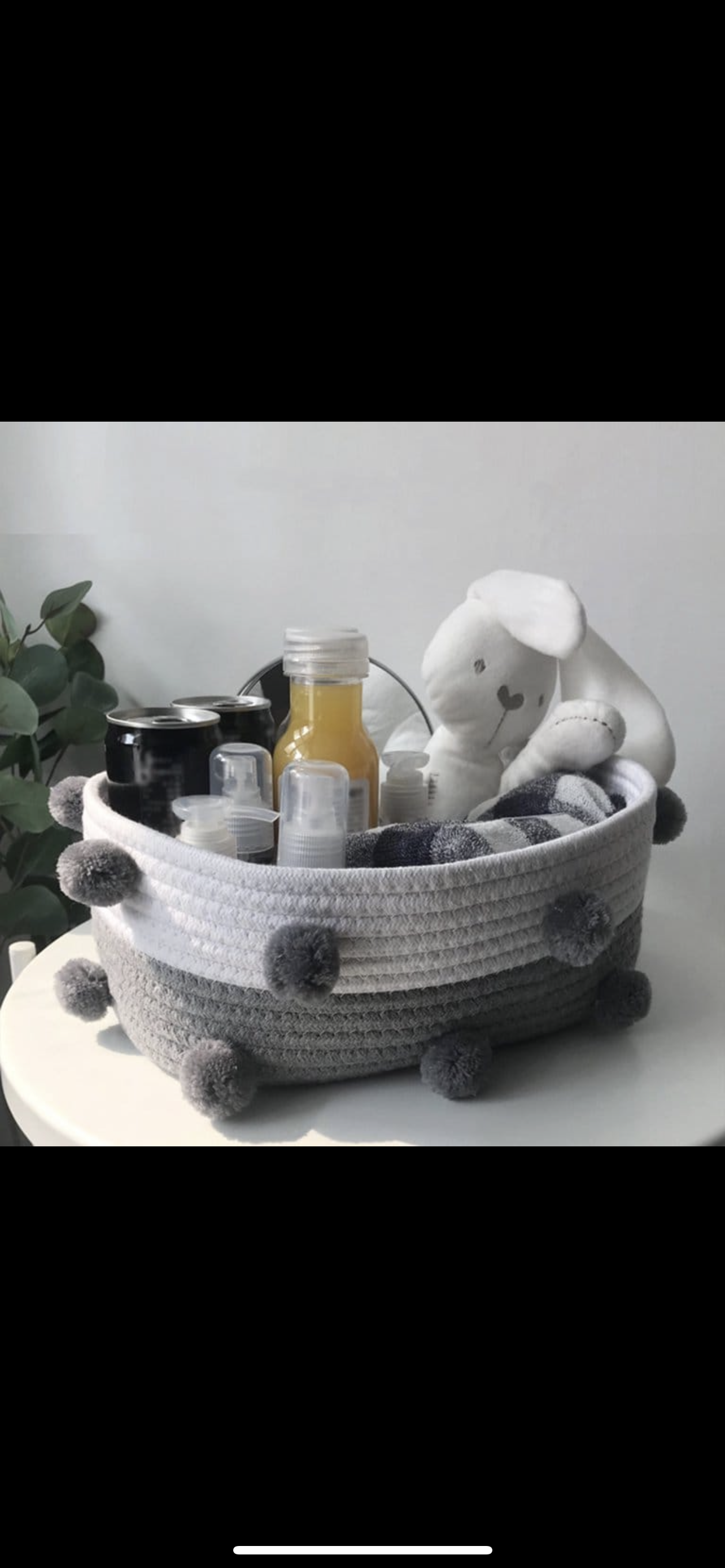Cotton Rope Storage Basket 2pc
