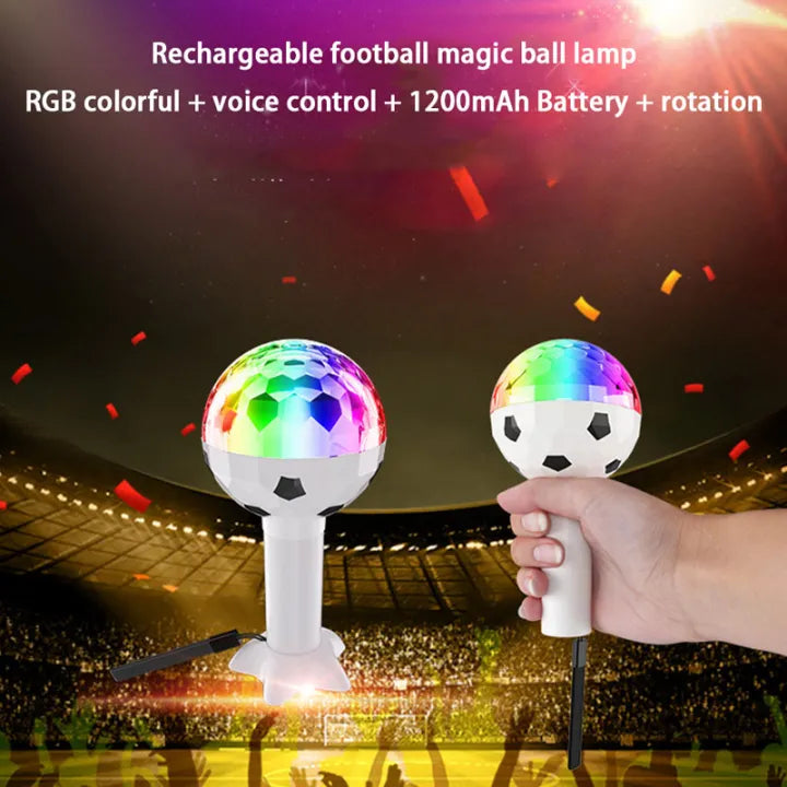 Rechargeable USB LED Football bulb ball Magic ball lamp Music lamp karaoke DJ disco ballroom Multiple colors