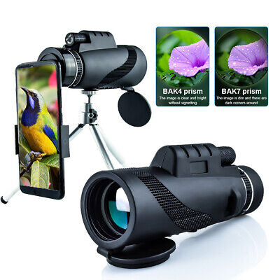 Monocular Telescope High Power Prism Monocular HD Dual 80x100