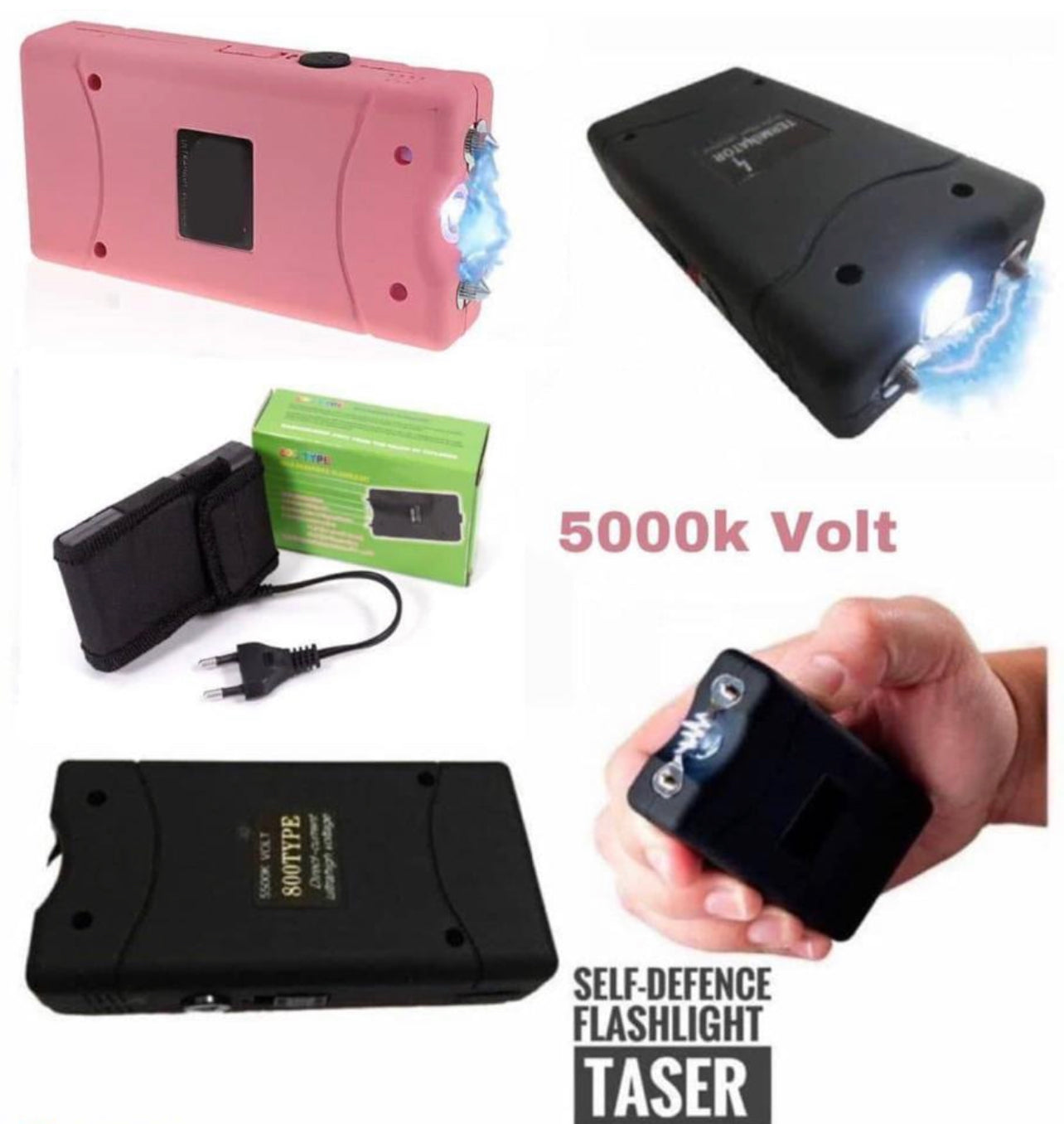Self Defence Taser With Flashlight