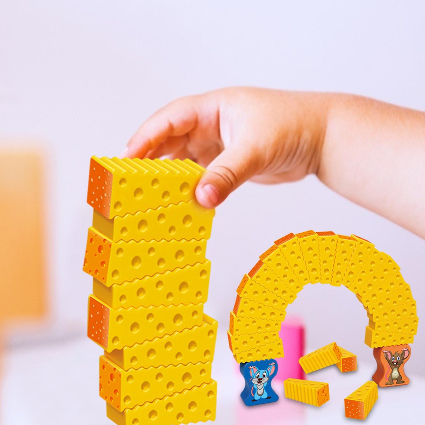 Game Toy Mouse Cake Stacking Balancing Games For Kids