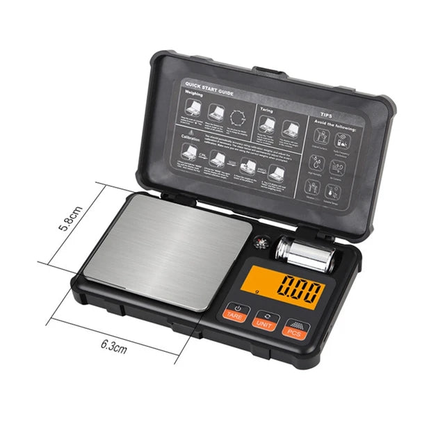Pocket size | Jewelry Scale 0.01g Weighing | Electronic Scale | Tool Box