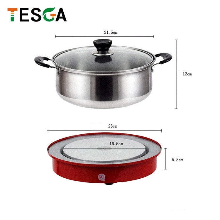 12V DC Solar Electric Stove β Portable Battery-Operated Hot Plate (300W/600W) for Car, RV, Camping & Emergency Use