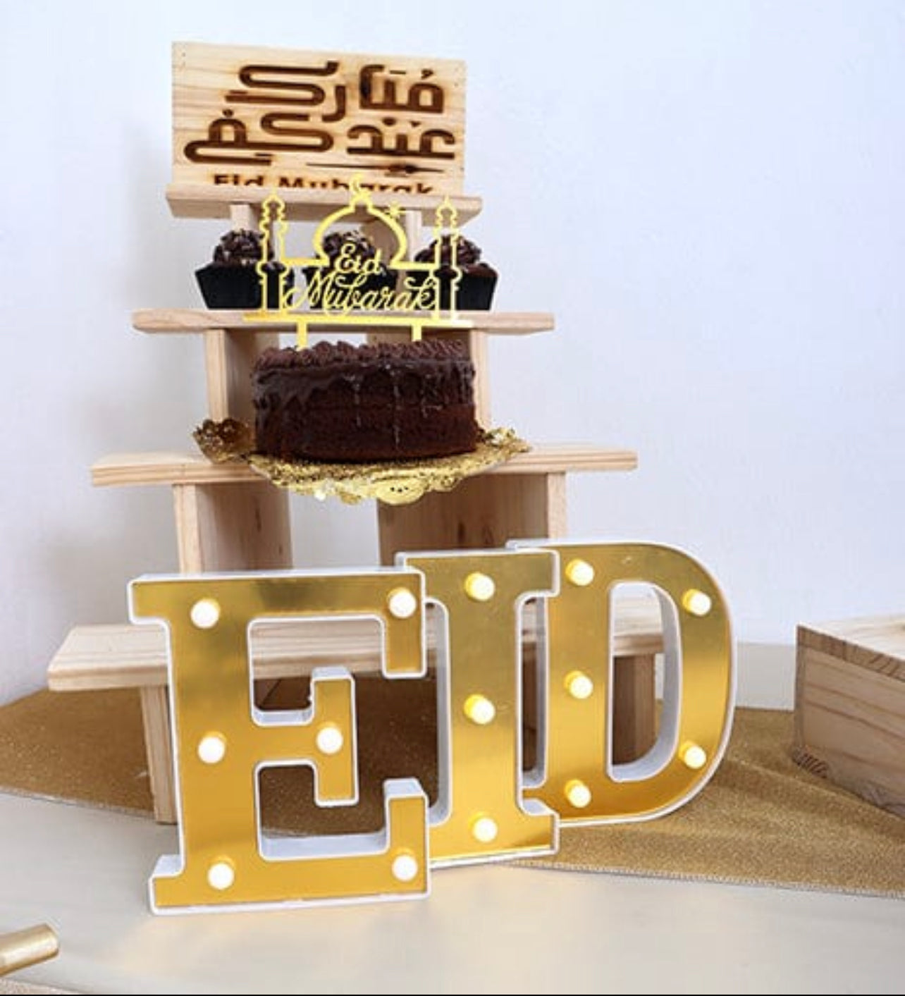 Gold Luminous 26 English LED Letter Creative Letters Alphabet Number Battery Lamp Romantic Part 16cm