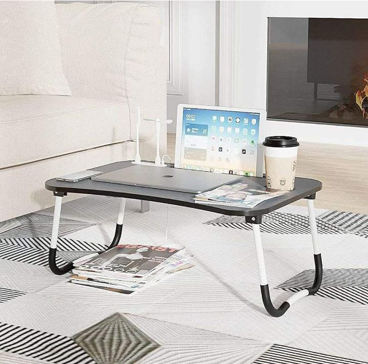 Collapsible USB Port Laptop Desk