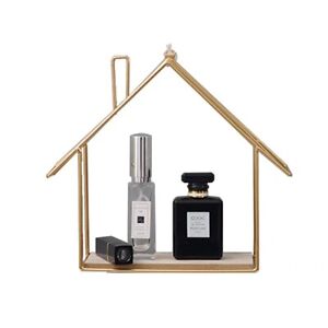 Multipurpose Wooden Wall-Mounted Storage Shelf