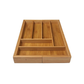 MHome Expandable Bamboo Drawer Organizer