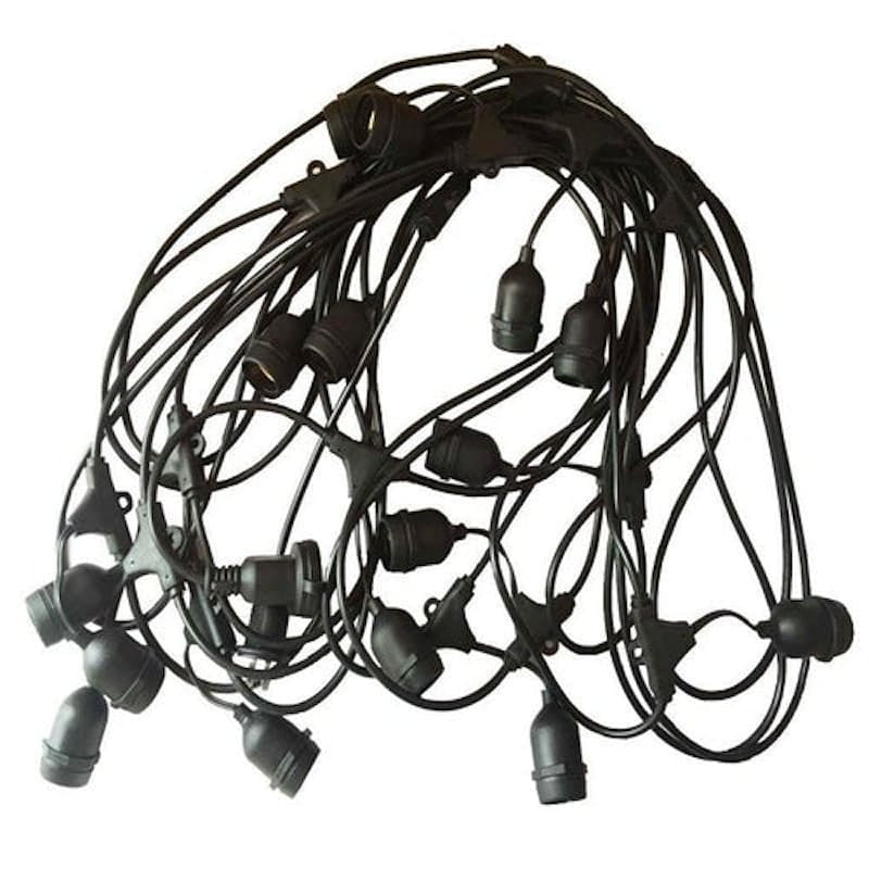 Festoon String Outdoor Globe Lights Various Options